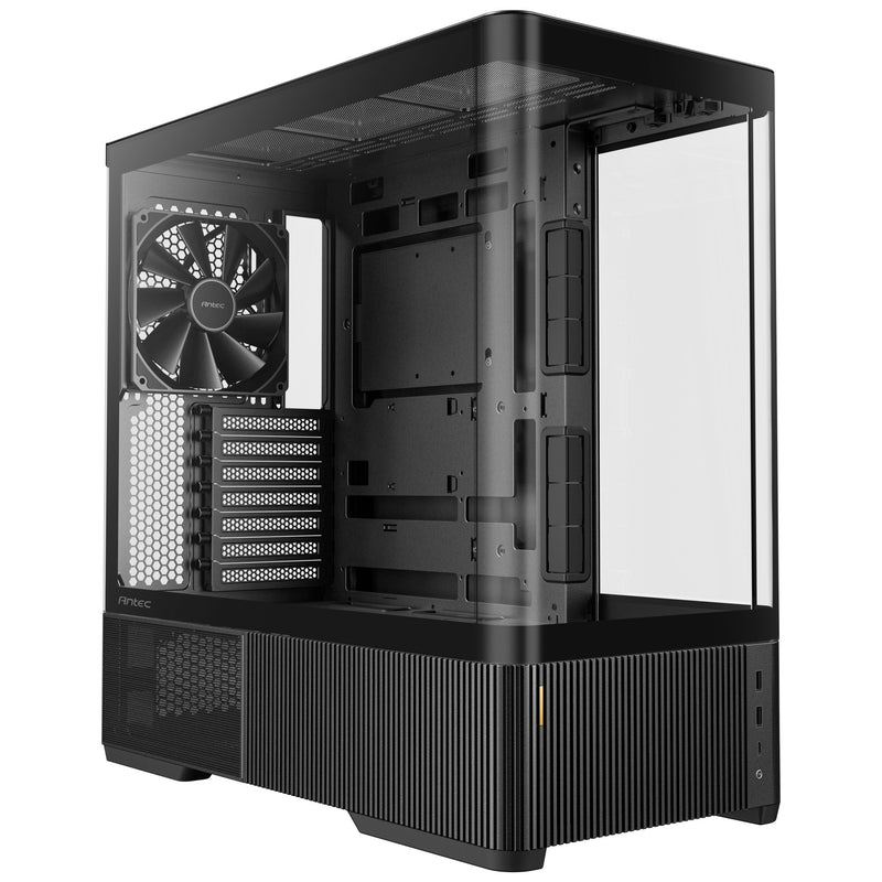 ギャラリービューアに画像をロードする, Antec c6 curve air midi tower behuizing (zwart | 2x usb-a | 1x usb-c | tempered glass)