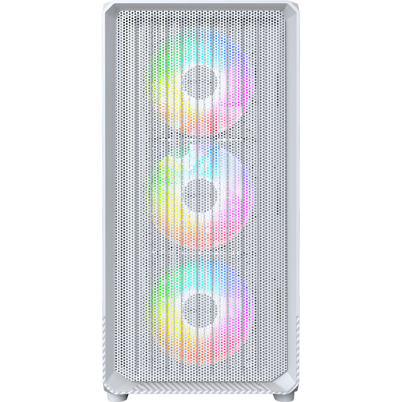 Load image into Gallery viewer, Montech x5m midi tower behuizing (wit | 2x usb-a | 1x usb-c | rgb | tempered glass)