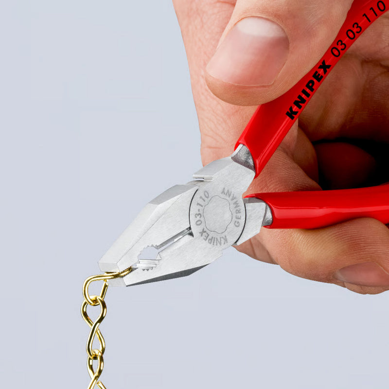 Load image into Gallery viewer, Knipex mini-kombitang combinatietang (rood)