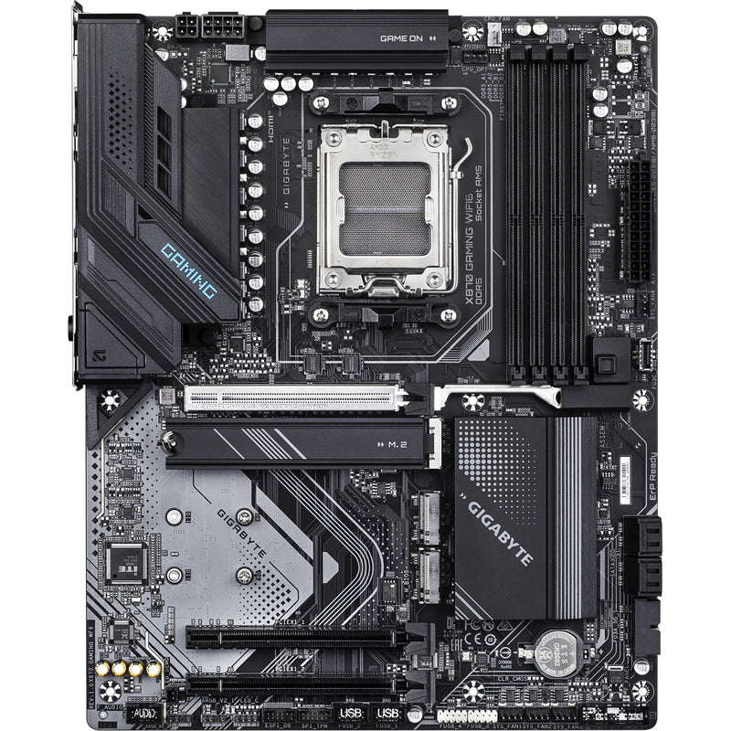 Load image into Gallery viewer, Gigabyte x870 gaming wifi6 socket am5 moederbord (zwart grijs, raid, 2.5gb-lan, wi-fi 6, bt, sound, atx)