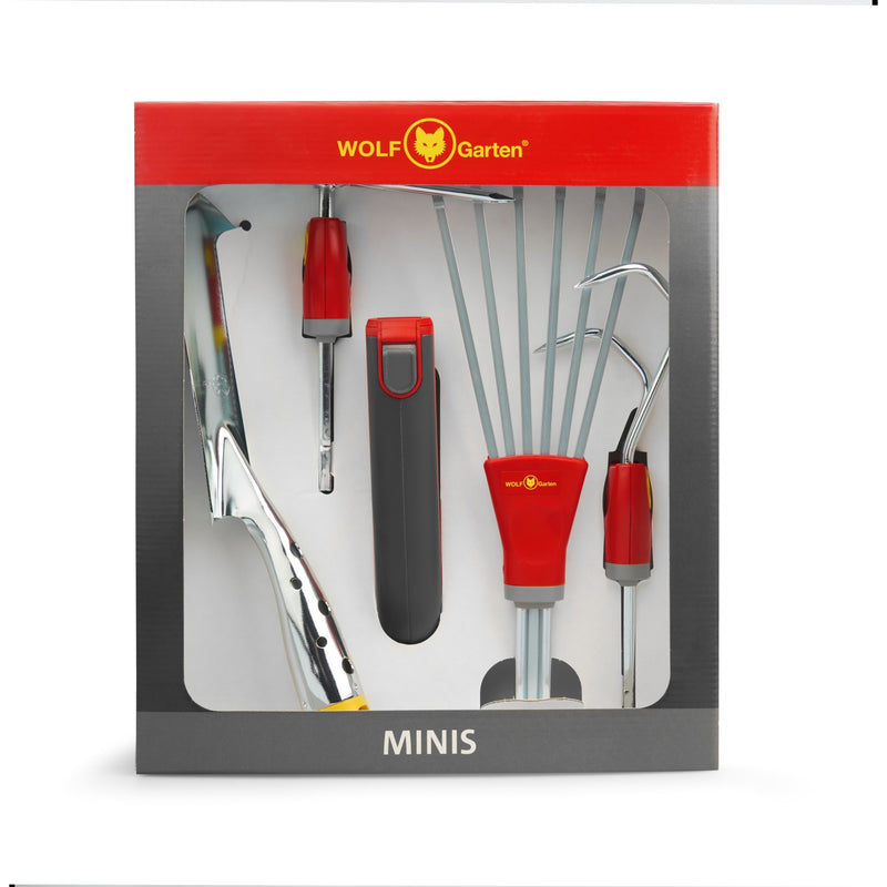 Load image into Gallery viewer, Wolf-garten multi-star miniset p 262 tuinset (rood grijs, 5-delig)