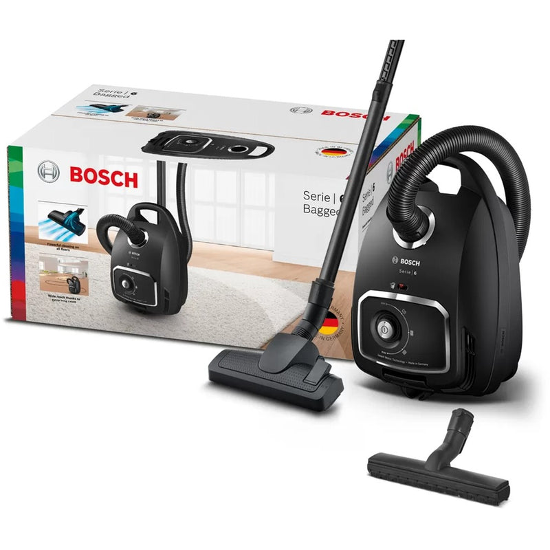 Load image into Gallery viewer, Bosch serie 6 stofzuiger met zak bgb6x320 (zwart)