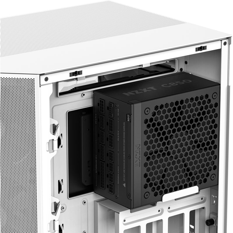 Load image into Gallery viewer, Nzxt c850 gold atx 3.1 modulaire 850 watt voeding (zwart, 1x 12v-2x6, 3x pcie)