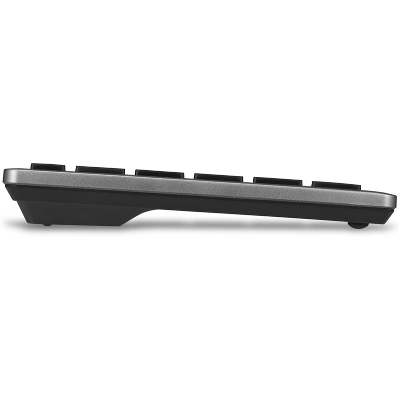 Chargez l'image dans la visionneuse de la galerie, Kensington kb435 eq rechargeable multi-device compact keyboard (grijs, us-international lay-out (qwerty), scissor switches, 80% (tkl), usb, 2,4 ghz, bluetooth 5.4)