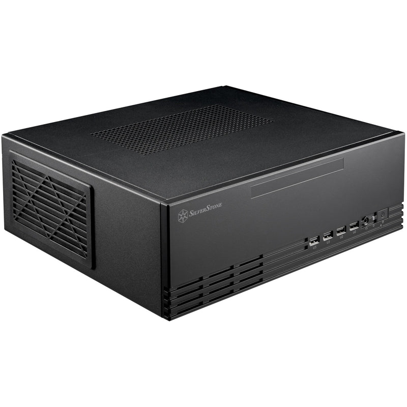 Load image into Gallery viewer, Silverstone sst-ml11b htpc behuizing (zwart | 4x usb-a)