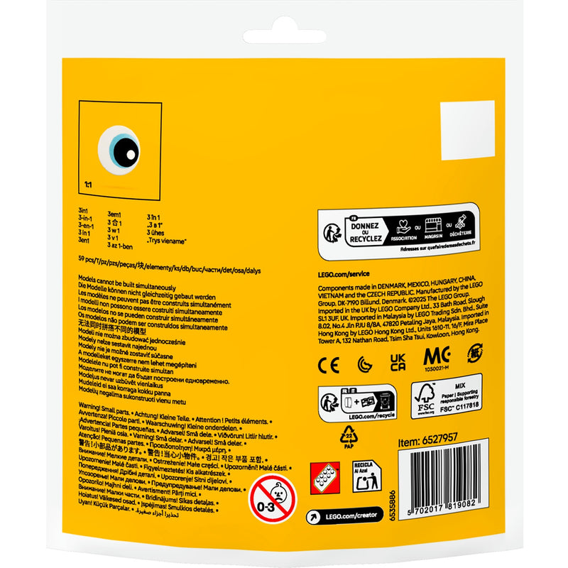 Load image into Gallery viewer, Lego creator 3-in-1 - tropische toekan constructiespeelgoed (30688)