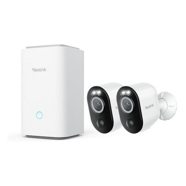 Cargue la imagen en el visor de la galería, Reolink home hub1 met 2x b350 en 1x solar panel 2 usb-c beveiligingscamera (wit)