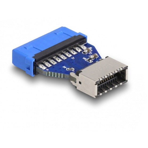 Load image into Gallery viewer, Delock usb 3.2 gen 1 adapter pin header female to internal key a female (blauw)