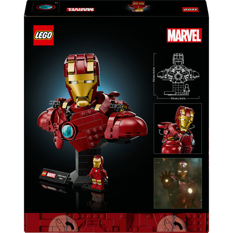 Load image into Gallery viewer, Lego super heroes marvel 76327 iron man mk4 buste