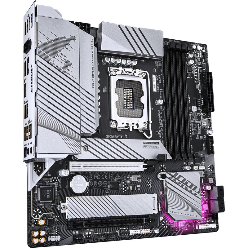Afbeelding laden in galerijviewer, Gigabyte b760m aorus elite wifi6e gen5 socket 1700 moederbord (wit, raid, 2.5gb-lan, wi-fi 6e, bt 5.3, sound, µatx)