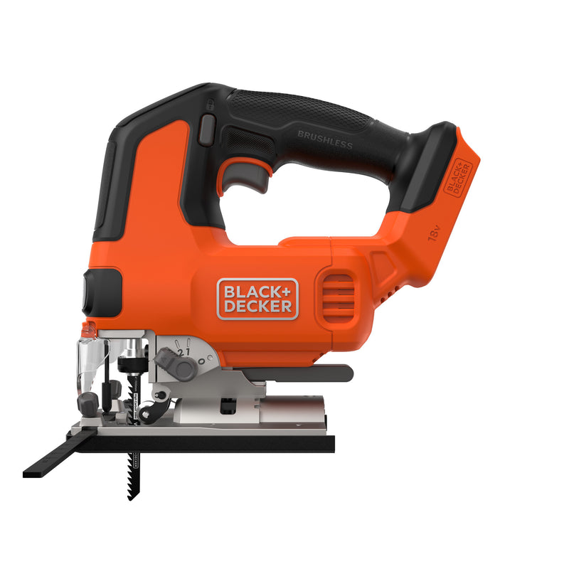 Laden Sie das Bild in Galerie -Viewer, Black+decker blcjs78n-xj 18v decoupeerzaag (zwart oranje, accu en oplader niet inbegrepen)