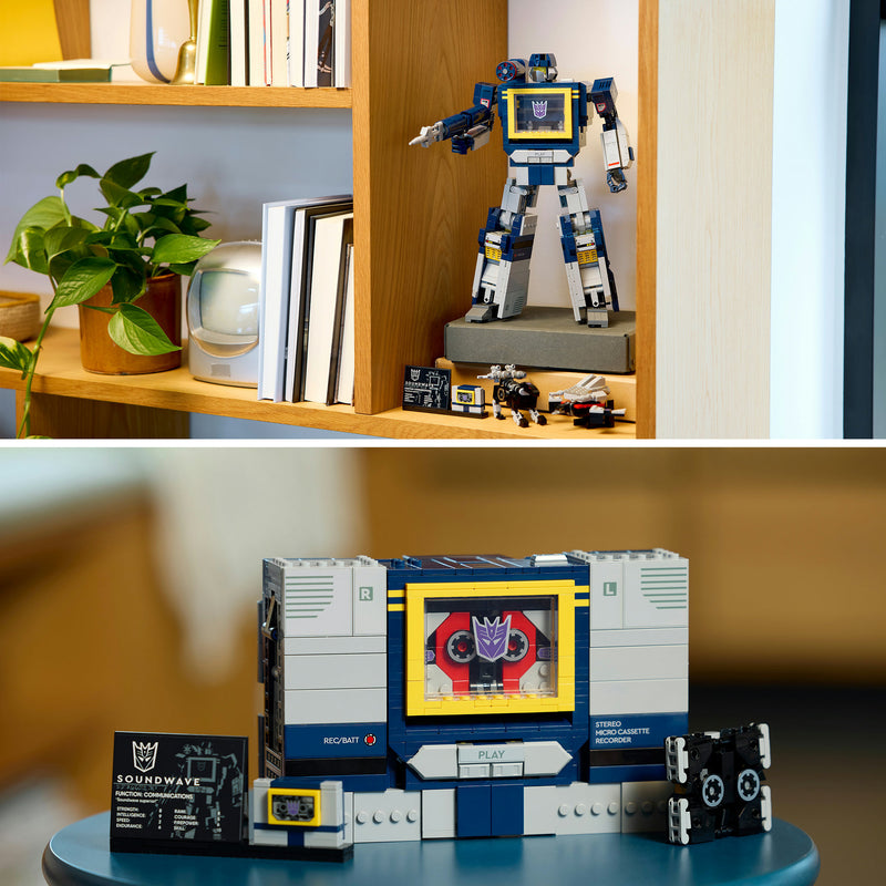 Load image into Gallery viewer, Lego icons - transformers: soundwave constructiespeelgoed (10358)