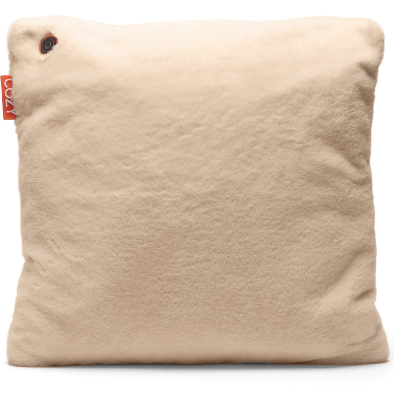 Afbeelding laden in galerijviewer, Cozy una teddy 45 x 45 cm draadloos warmtekussen (lichtbeige, powerbank 5000 mah)