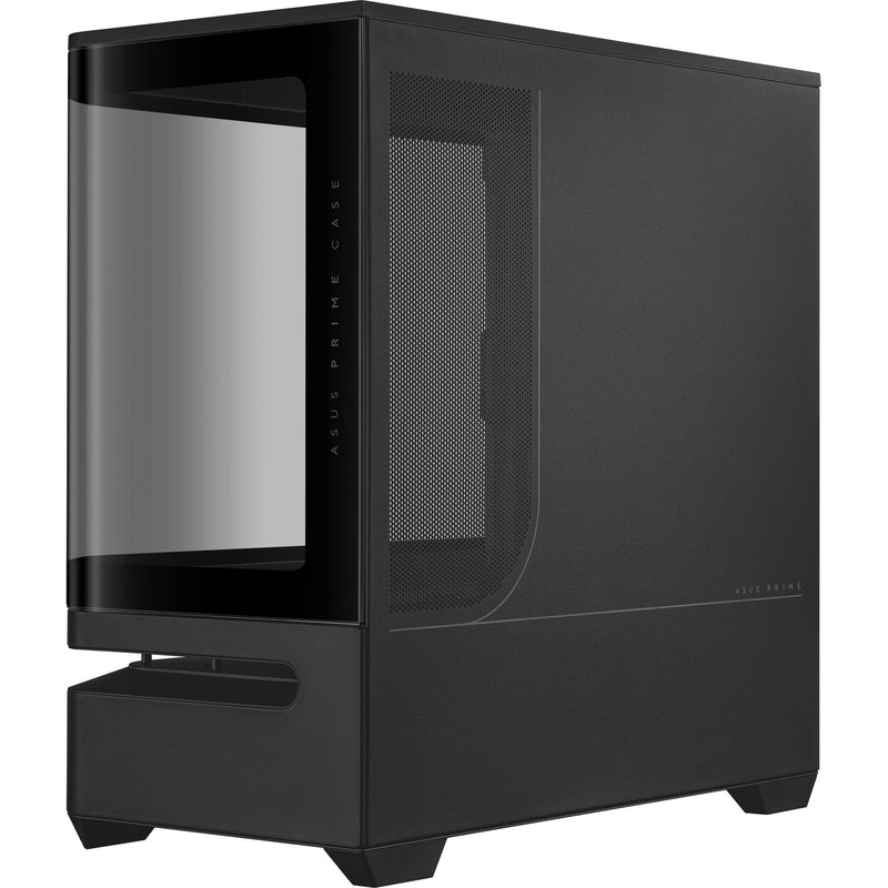 Load image into Gallery viewer, Asus prime ap202 midi tower behuizing (zwart | 2x usb-a | 1x usb-c | rgb | tempered glass)