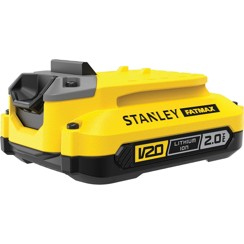Load image into Gallery viewer, Stanley fatmax v20 18v 2.0ah lithium-ion accu oplaadbare batterij (geel zwart)