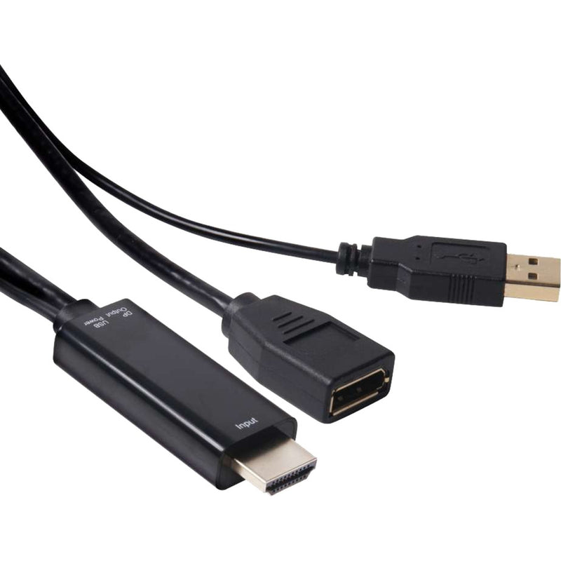 Load image into Gallery viewer, Club 3d hdmi > displayport adapter (zwart, 0,18 meter)