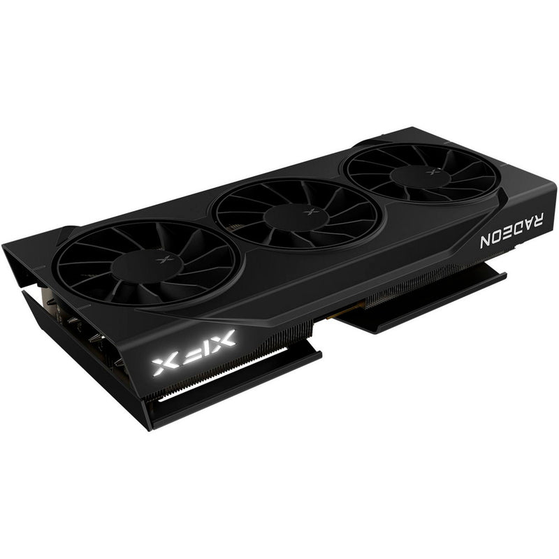 Cargue la imagen en el visor de la galería, Xfx radeon rx 9060 xt swift oc triple fan grafische kaart (zwart, rdna4, gddr6, 2x displayport, 1x hdmi 2.1)