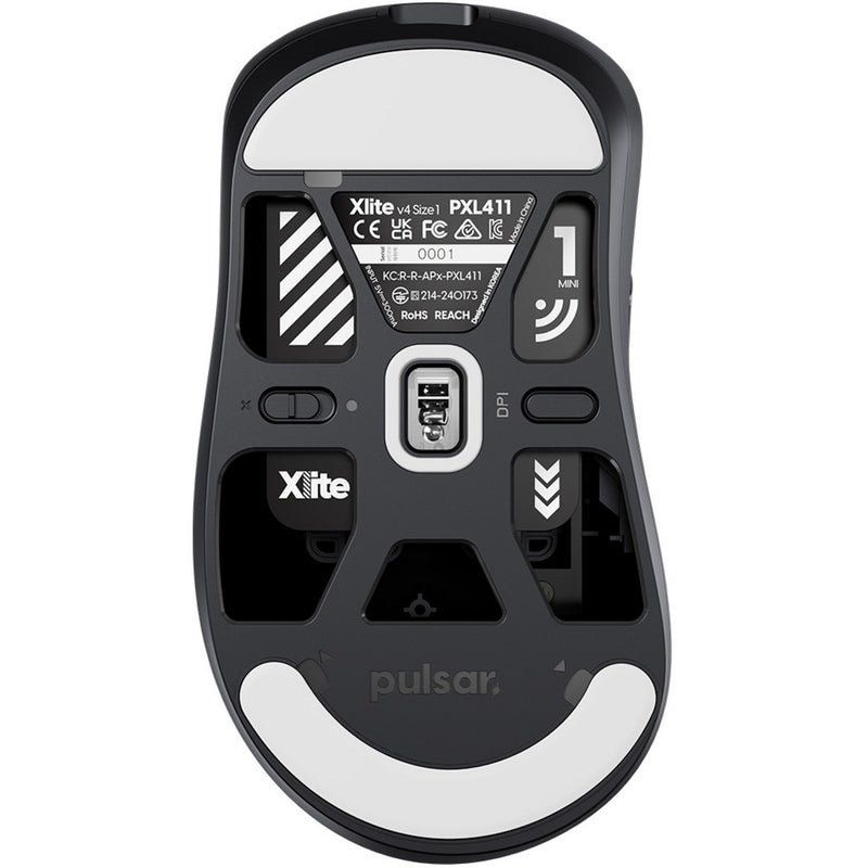 Afbeelding laden in galerijviewer, Pulsar xlite v4 mini wireless gaming mouse (zwart, 32000 dpi)