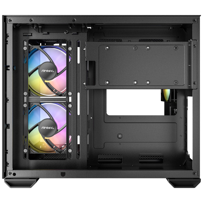 Load image into Gallery viewer, Antec cx600m argb mini tower behuizing (zwart | 3x usb-a | tempered glass)