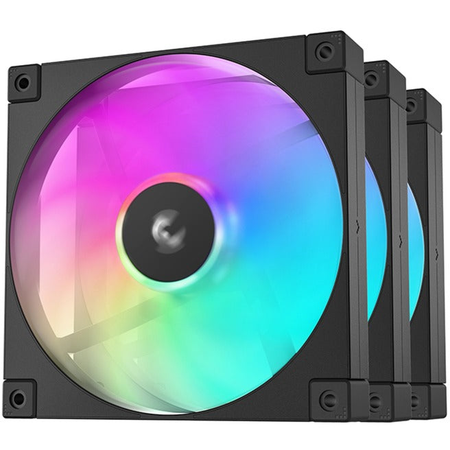 Laden Sie das Bild in Galerie -Viewer, Deepcool fd14 argb case fans (zwart, 3 stuks, 140 x 140 x 25 mm, pwm)
