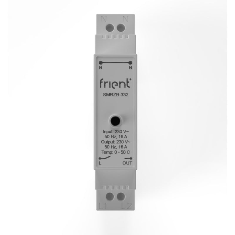 Chargez l'image dans la visionneuse de la galerie, Frient smart din relay relais (lichtgrijs, zigbee)