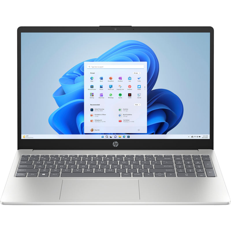 Load image into Gallery viewer, Hp 15-fd0032nd (bn6l4ea) 15.6 laptop (zilver | core i3-n305 | intel uhd graphics | 8 gb | 512 gb ssd)
