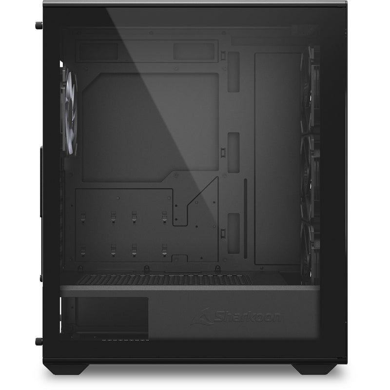 Load image into Gallery viewer, Sharkoon vk4 argb midi tower behuizing (zwart | 2x usb-a | rgb | tempered glass)