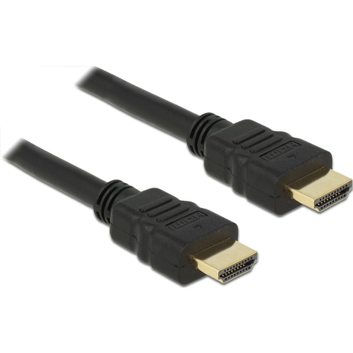 Load image into Gallery viewer, Delock high speed hdmi met ethernet - hdmi a male > hdmi a male kabel (zwart, 0,25 meter, 4k)