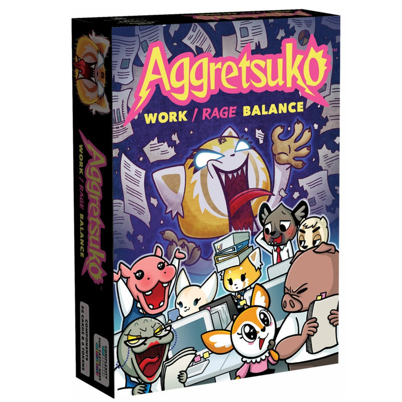 Load image into Gallery viewer, European player network aggretsuko: work rage balance kaartspel (engels, 3 - 6 spelers, 30 minuten, vanaf 10 jaar)