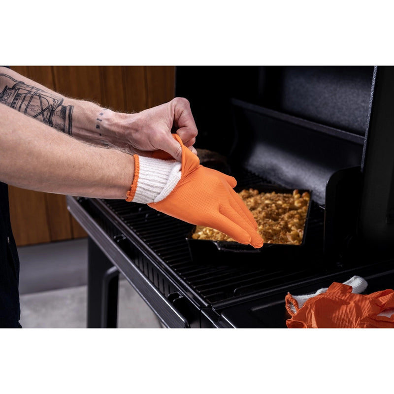 Load image into Gallery viewer, Traeger bbq prep serve gloves handschoen (oranje)