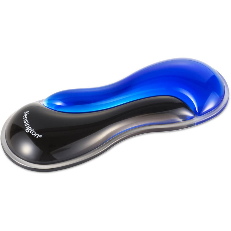 Afbeelding laden in galerijviewer, Kensington slim duo gel mouse trackball wrist rest polssteun (blauw zwart)