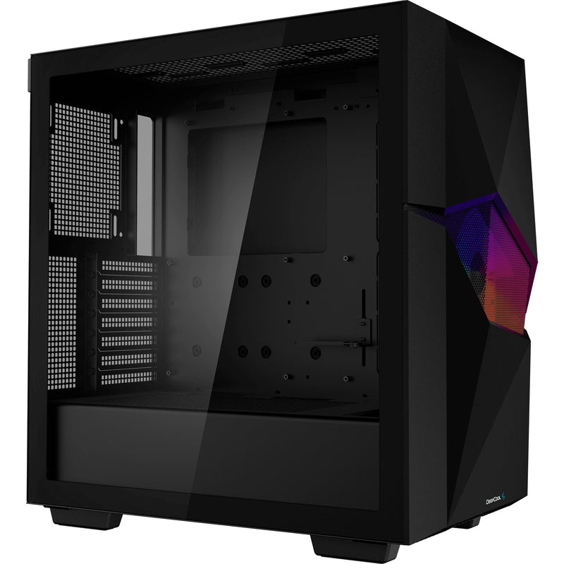 Load image into Gallery viewer, Deepcool cyclops midi tower behuizing (zwart | 1x usb-a | 1x usb-c | window)