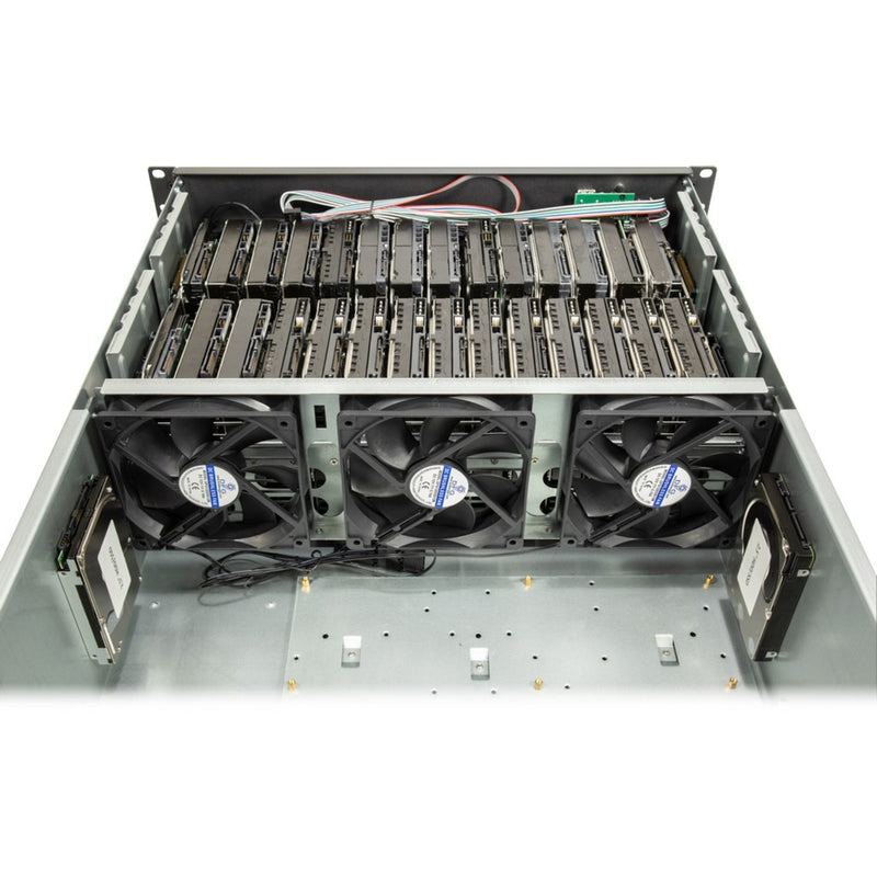 Load image into Gallery viewer, Inter-tech 4f28 mining-rack, server behuizing (zwart | 2x usb-a)