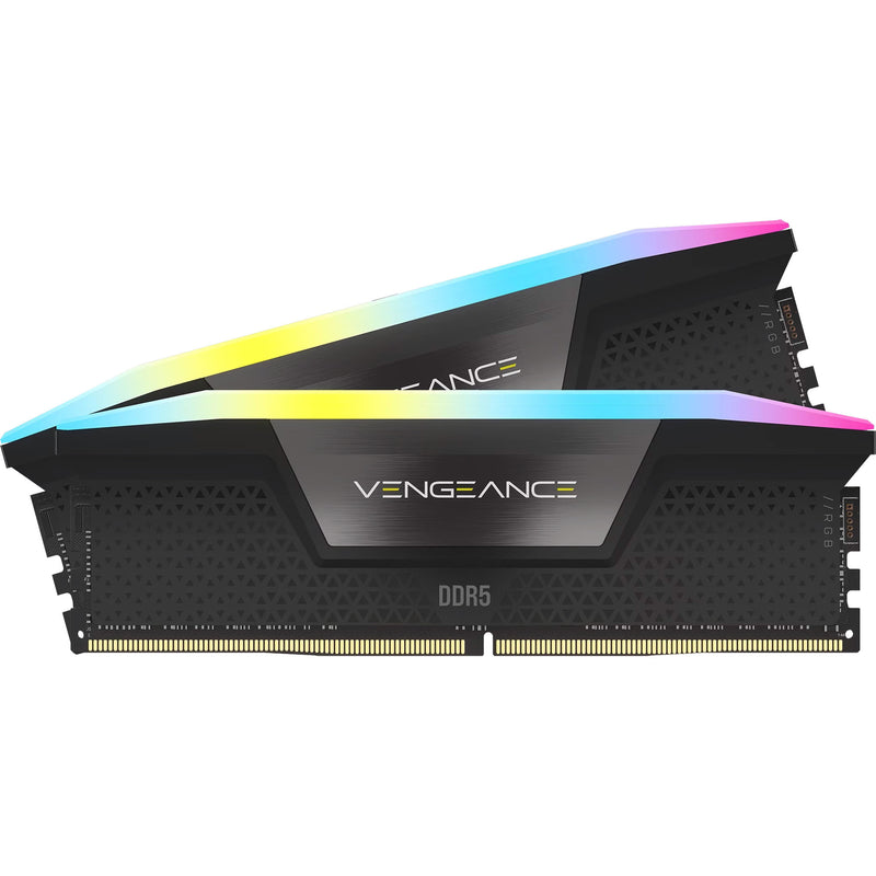Load image into Gallery viewer, Corsair 16 gb ddr5-5200 (2x 8 gb) kit werkgeheugen (zwart, cmh16gx5m2b5200c40, vengeance rgb, xmp)