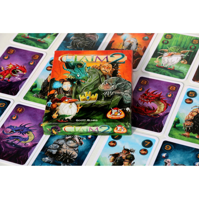 Load image into Gallery viewer, White goblin games claim 2 kaartspel (nederlands, 2 spelers, 25 minuten, vanaf 10 jaar)