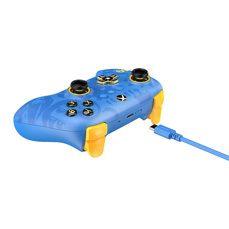 Cargue la imagen en el visor de la galería, 8bitdo ultimate 3-mode controller for xbox - rare 40th anniversary edition (blauw goud, xbox series x|s, xbox one, pc, bluetooth usb-c 2.4 ghz )