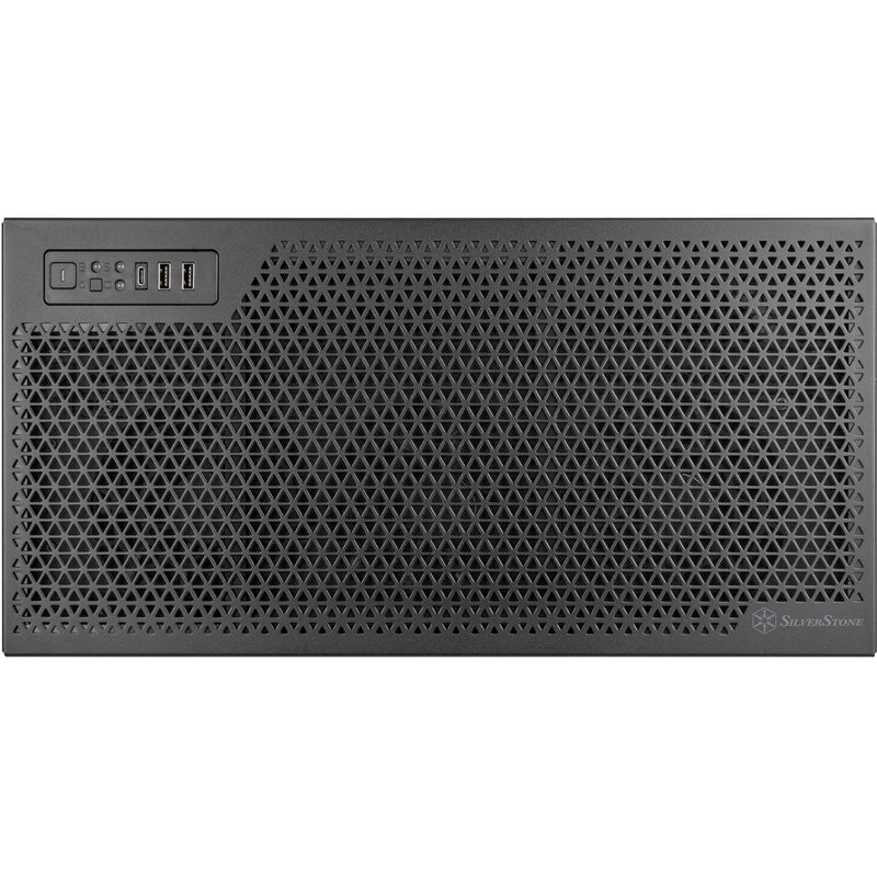 Load image into Gallery viewer, Silverstone rm52 server behuizing (zwart | 2x usb-a | 1x usb-c)