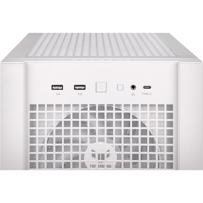 Load image into Gallery viewer, Asus tuf gaming gt302 argb midi tower behuizing (wit | 2x usb-a | 1x usb-c | rgb | tempered glass)
