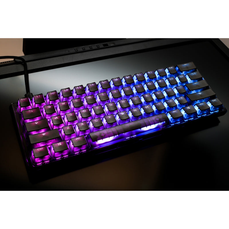 Load image into Gallery viewer, Ducky one 3 mini aura, toetsenbord (zwart, us lay-out, cherry mx brown, 60%, abs double shot, hot swap)
