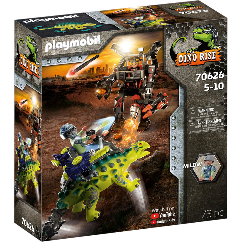 Load image into Gallery viewer, Playmobil dino rise - saichania: verdediging van de vechtersbazen constructiespeelgoed (70626)