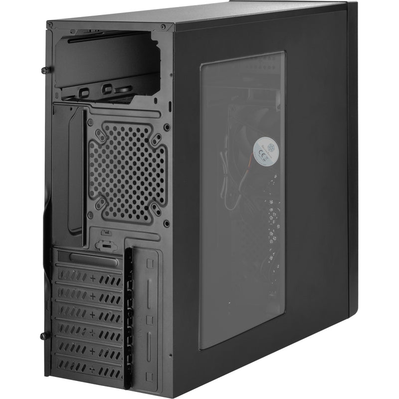 Load image into Gallery viewer, Silverstone sst-ps13b midi tower behuizing (zwart | 2x usb-a)
