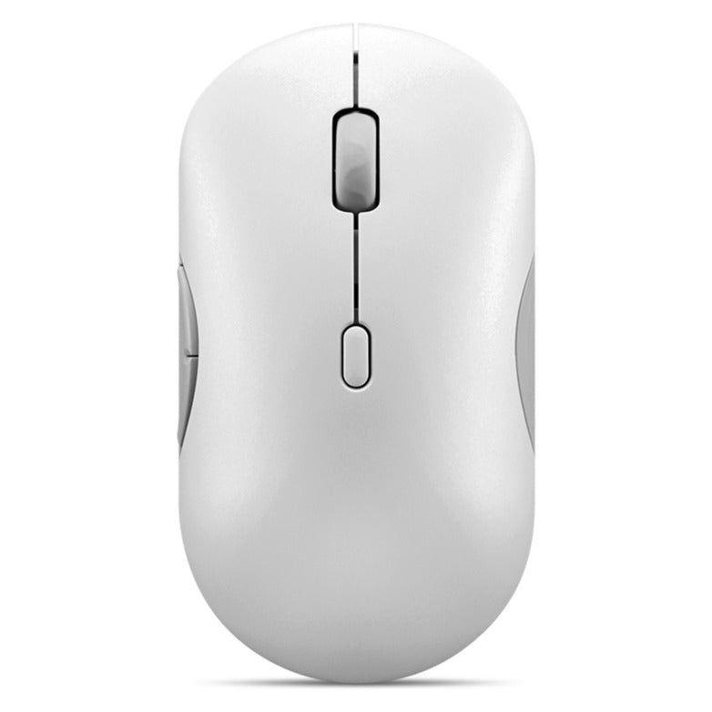 Laden Sie das Bild in Galerie -Viewer, Lenovo 700 multi-device wireless silent mouse (wit, 1600 - 4000 dpi, bluetooth 5.3 2.4 ghz)