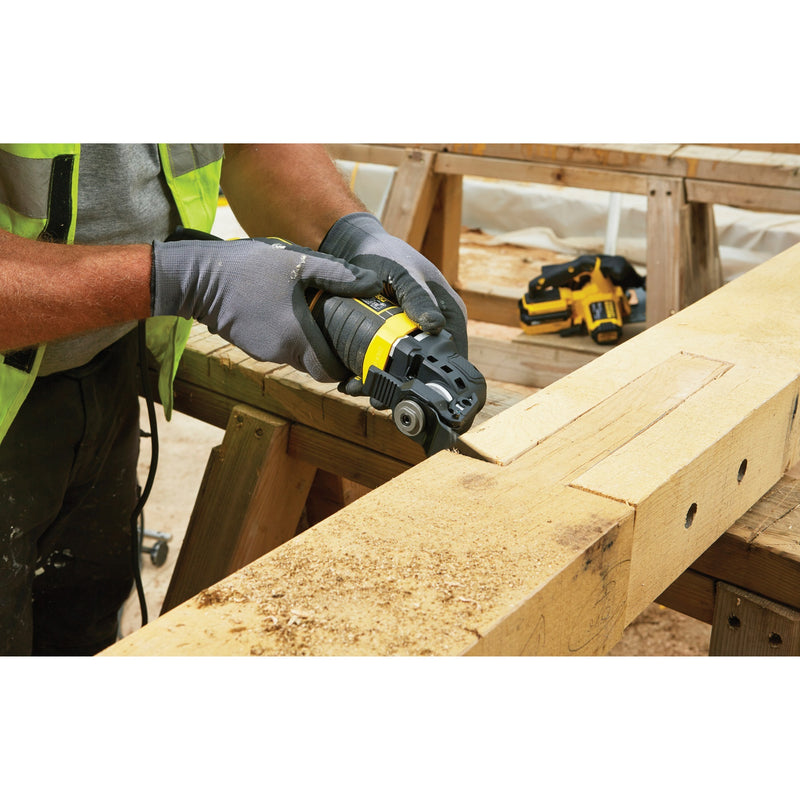 Load image into Gallery viewer, Stanley fatmax 300w oscillerende multitool multifunctioneel gereedschap (geel zwart, met koffer en 20 accessoires)
