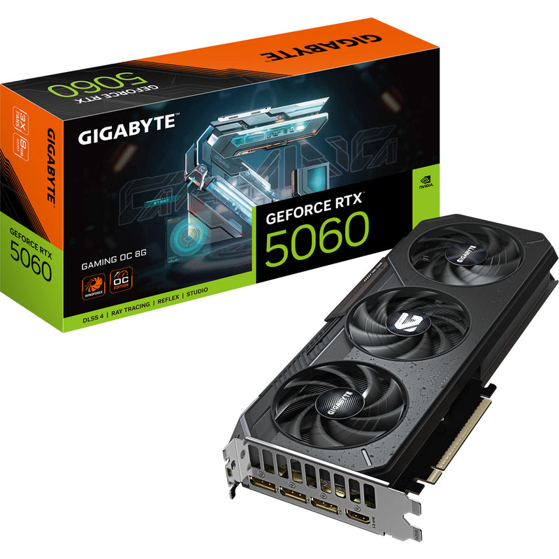 ギャラリービューアに画像をロードする, Gigabyte geforce rtx 5060 gaming oc 8g grafische kaart (3x displayport, 1x hdmi, dlss 4)