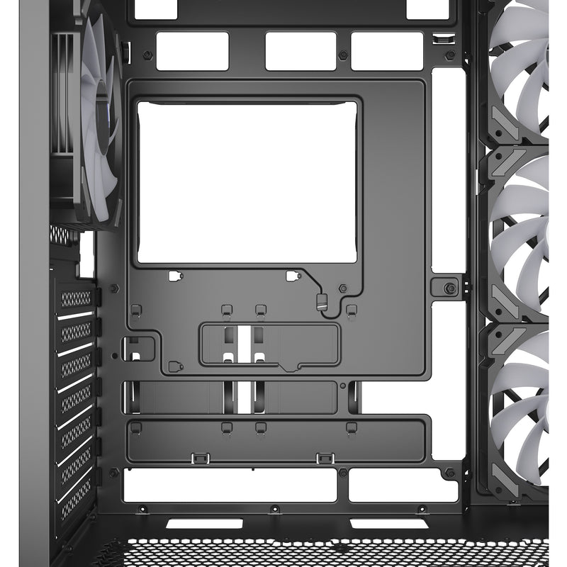 Load image into Gallery viewer, Sharkoon ak7 argb midi tower behuizing (zwart | 2x usb-a | 1x usb-c | rgb | tempered glass)