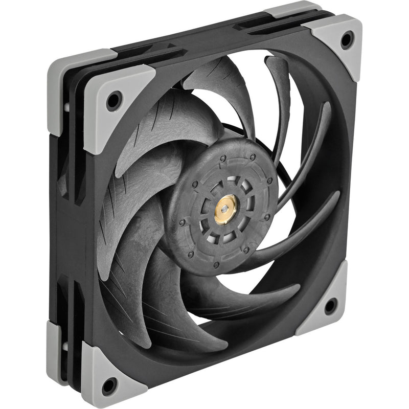 Load image into Gallery viewer, Silverstone fhl120 case fan (zwart, 120 x 120 x 25 mm, pwm)