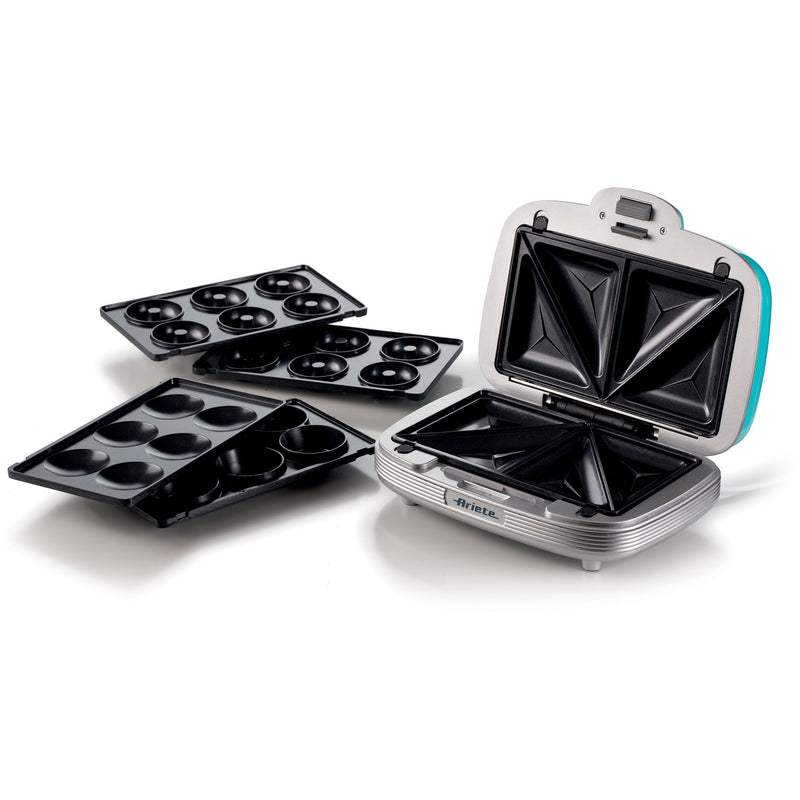 Load image into Gallery viewer, Ariete party time tosti cupcake maker 1972 01 sandwichmaker (lichtblauw)