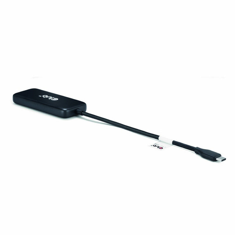 Afbeelding laden in galerijviewer, Club 3d usb-c 4-poorts 10g-datahub met pd3.0 usb-hub (zwart)