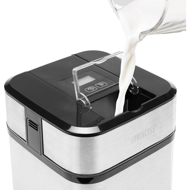 Load image into Gallery viewer, Princess 282605 ice cream maker ijsmachine (roestvrij staal zwart, 1,5 liter)