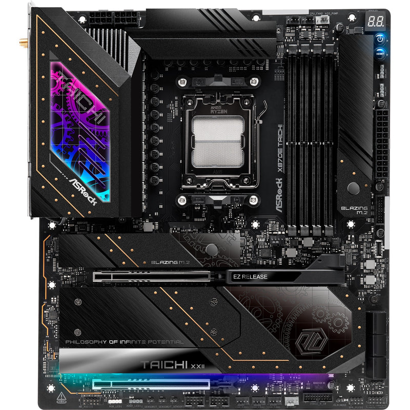 Load image into Gallery viewer, Asrock x870e taichi socket am5 moederbord (raid, 5 gb-lan, wi-fi 7, bt, e-atx)